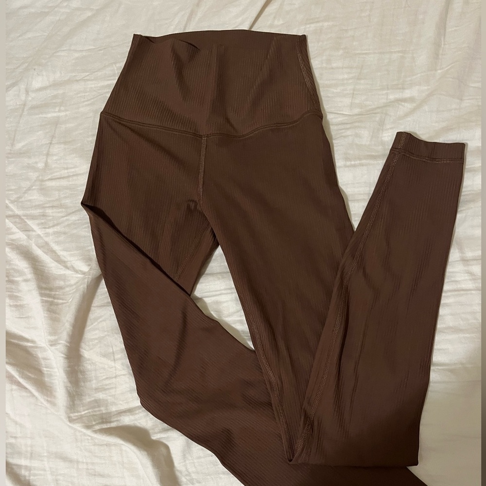 Lululemon Align Ribbed Leggings, 28 inch, size 2